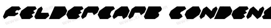 Feldercarb Condensed字体转换